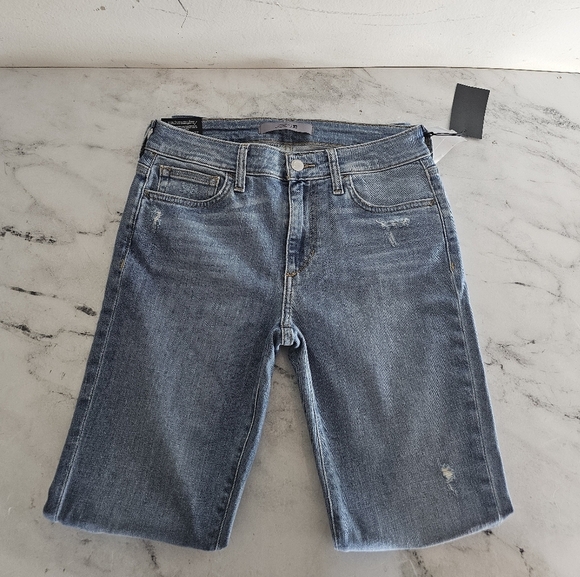 Joe's Jeans Skinny Ankle High Rise Distressed Blue Jeans 26 NWT - Picture 5 of 8
